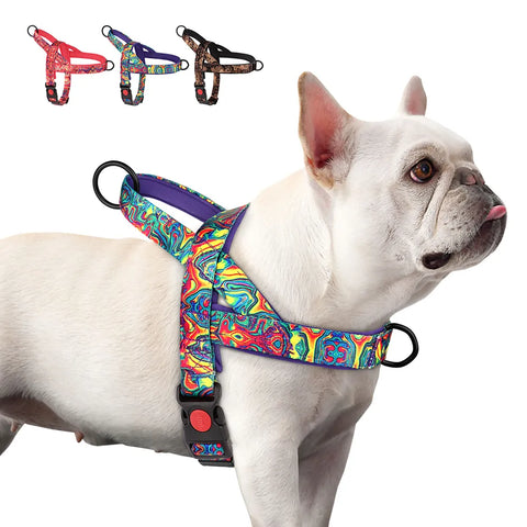 Quick Control Dog Harness With Handle No Pull Nylon Dogs Vest Harness