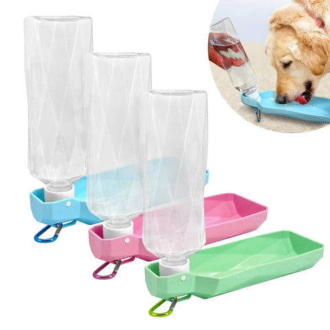 Portable Dog Water Bottle Food Water Container For Small Large Dogs Bowl Outdoor Travel Water Bottle