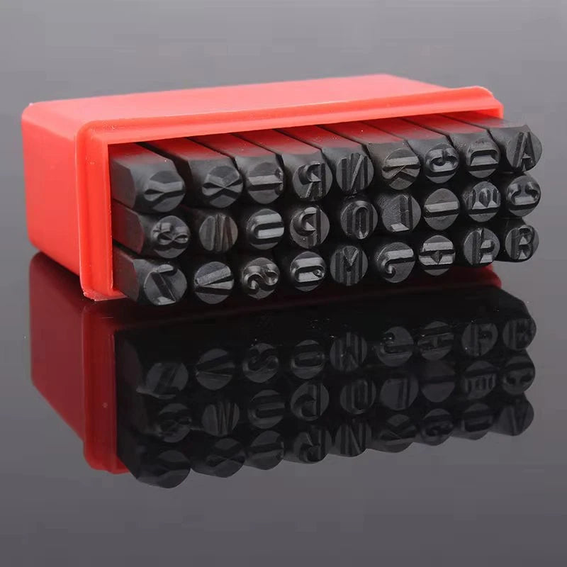 Creative Leather Printing Tools Numbers Alphabets Handcraft Embossing Stamp