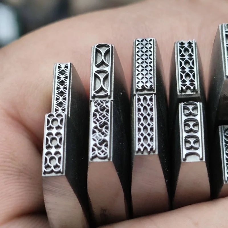 3x9mm Edge Pattern Jewelry Stamping Tool Bracelet Logo Making Tool Metal Stamp