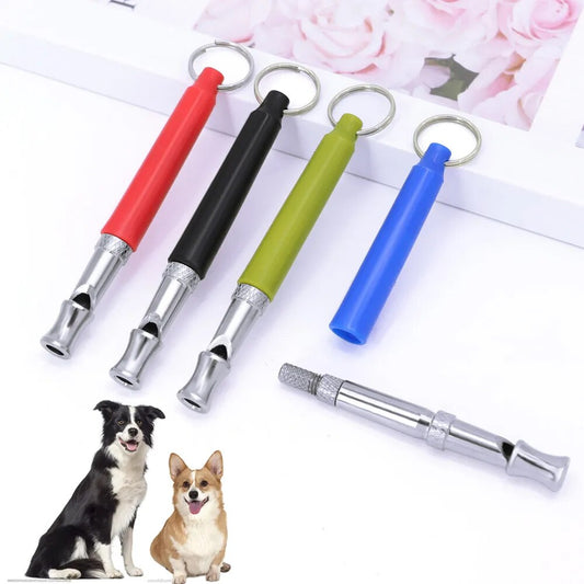 Puppy Dog Training Whistle Pets Accessories Portable Flute Whistles Stop Barking Adjustable