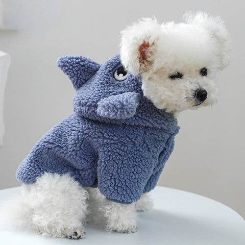 Dog Clothes Cute Shark Shape Pet Puppy Coat Chihuahua Pet Dog Clothing
