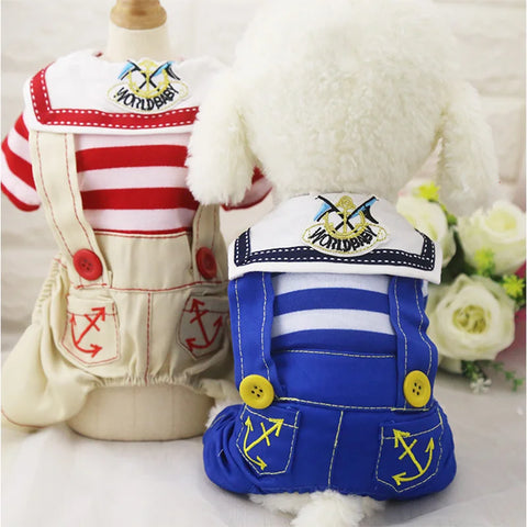 Spring Autumn Dog Jumpsuits Pet Dog Clothes For Dogs Chihuahua Plaid Dog Coat Jacket