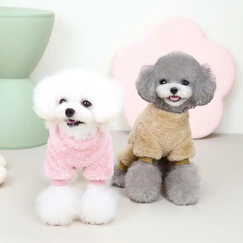 Pet Clothes Warm Dog Jumpsuit Pet Coat Pullover Puppy Pet Apparel