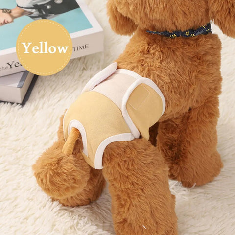 Soft Dog Physiological Pants Breathable Dogs Underwear Diapers Washable Female Pets Diaper