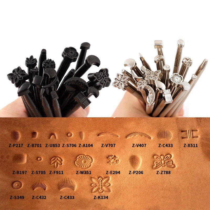 20 PCS Leather Tools Set Leather Carving Embossing  for DIY