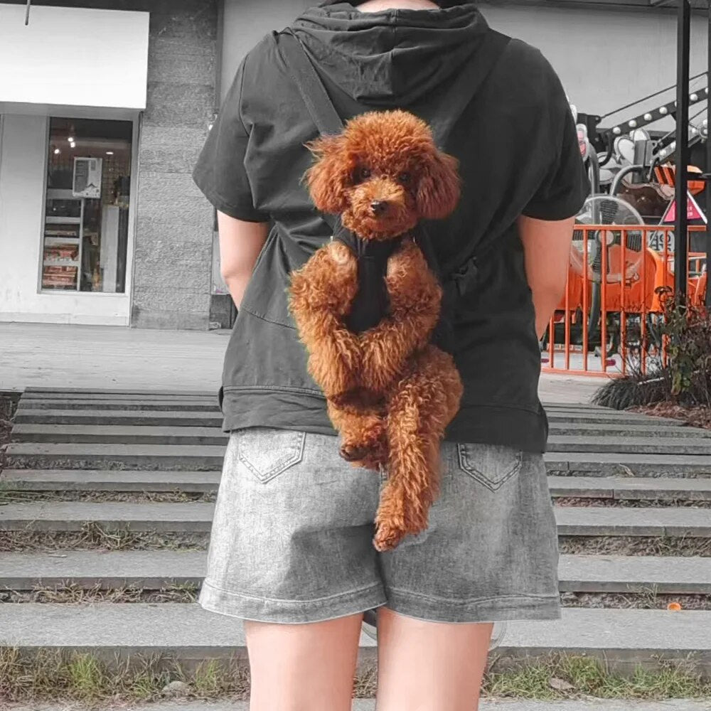 Mesh Dog Cat Carrier Bag Nylon Outdoor Dogs Travel Handbag Soft Shoulder Puppy Kitten Bags